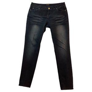 Rocawear Womens Jeans Black Size 16  Skinny Denim Wash